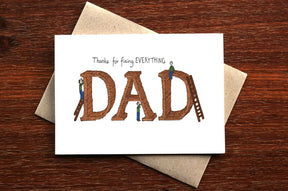 Thanks for fixing Everything Dad - Father's Day Card