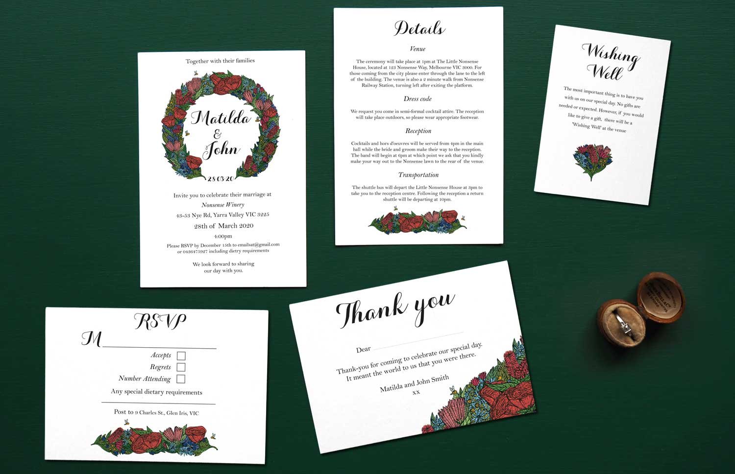 Wedding Invitation Sample Pack