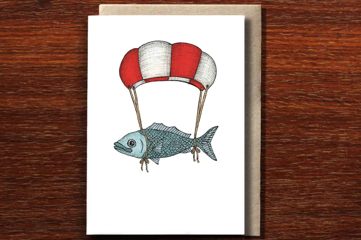 Flying Fish - Any Occasion Greeting Card