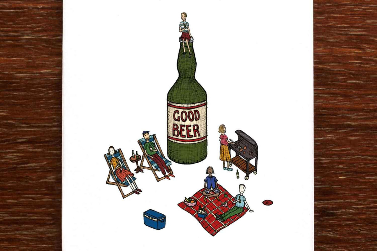 Good Beer - Greeting Card