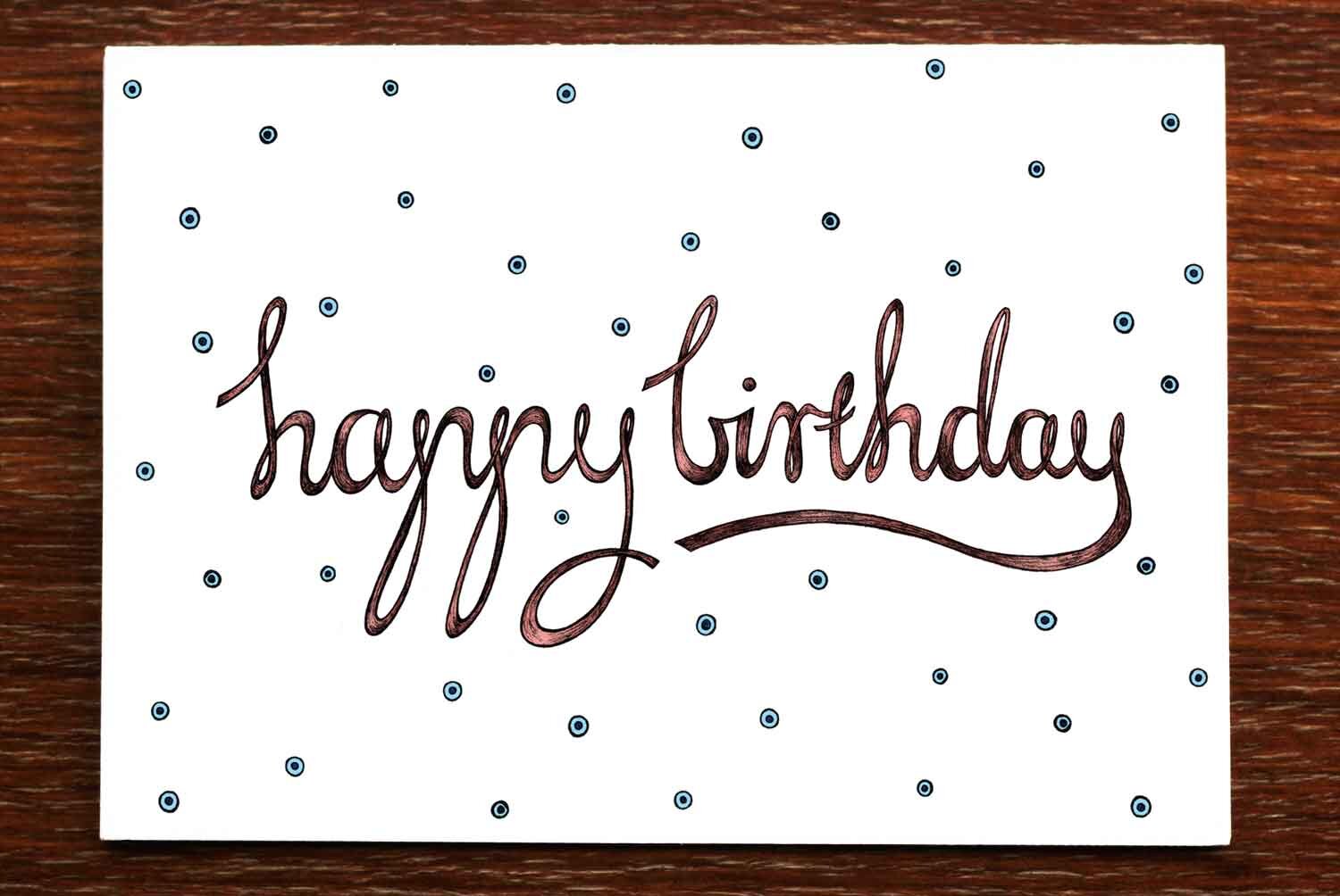 Happy Birthday Spots - Happy Birthday Card