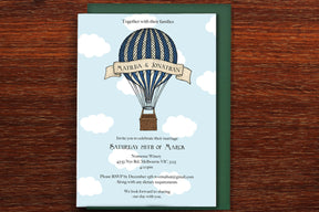Birds &amp; Balloons - Wedding Invitation
