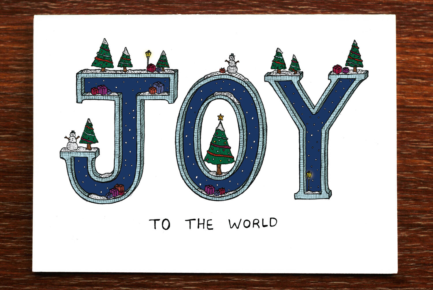 Joy to the World - Christmas Card