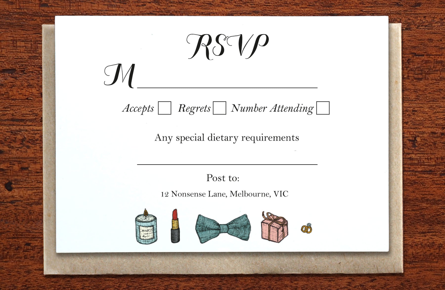 Keepsakes - Wedding RSVP