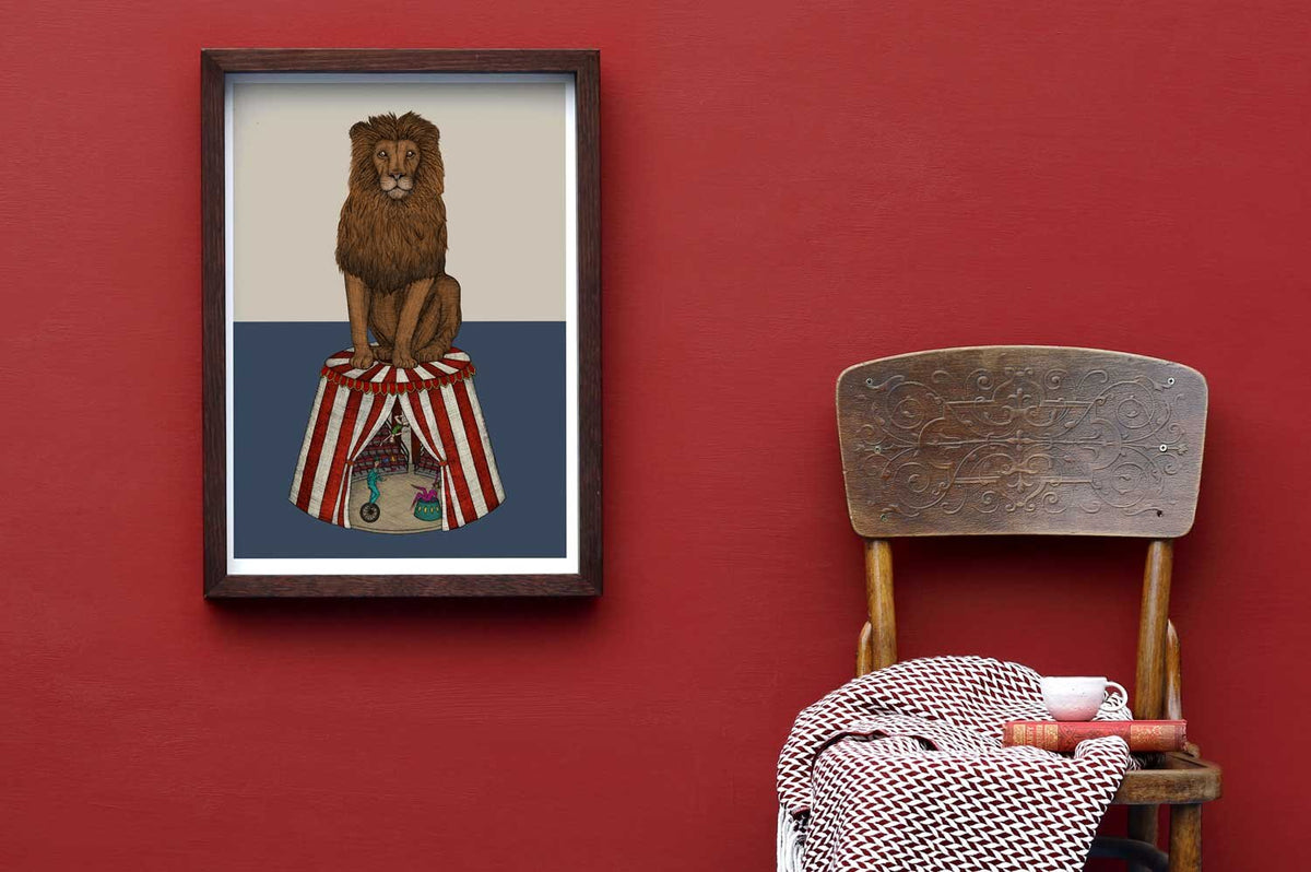 The Lion's Circus - Art Print