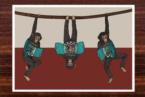 The Monkey's Puppet Show - Art Print