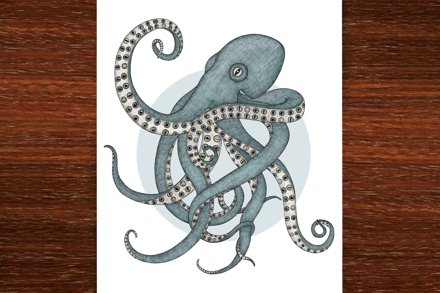 The Octopus has Eyes - Art Print