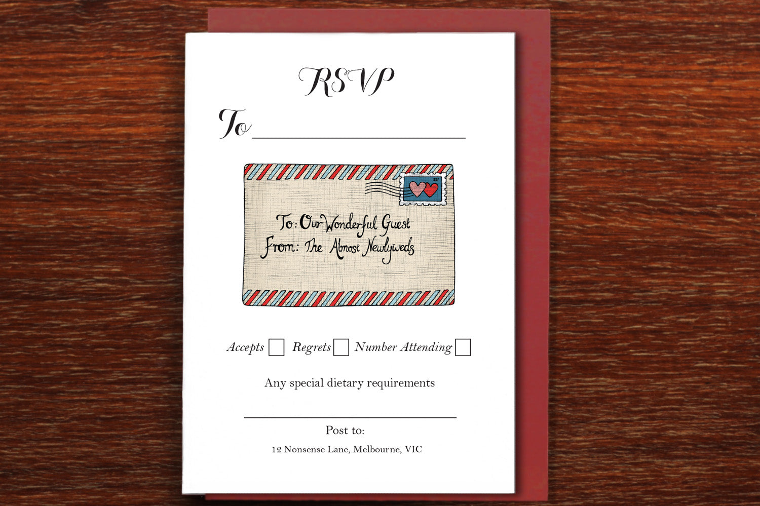 Love Letter - Wedding RSVP