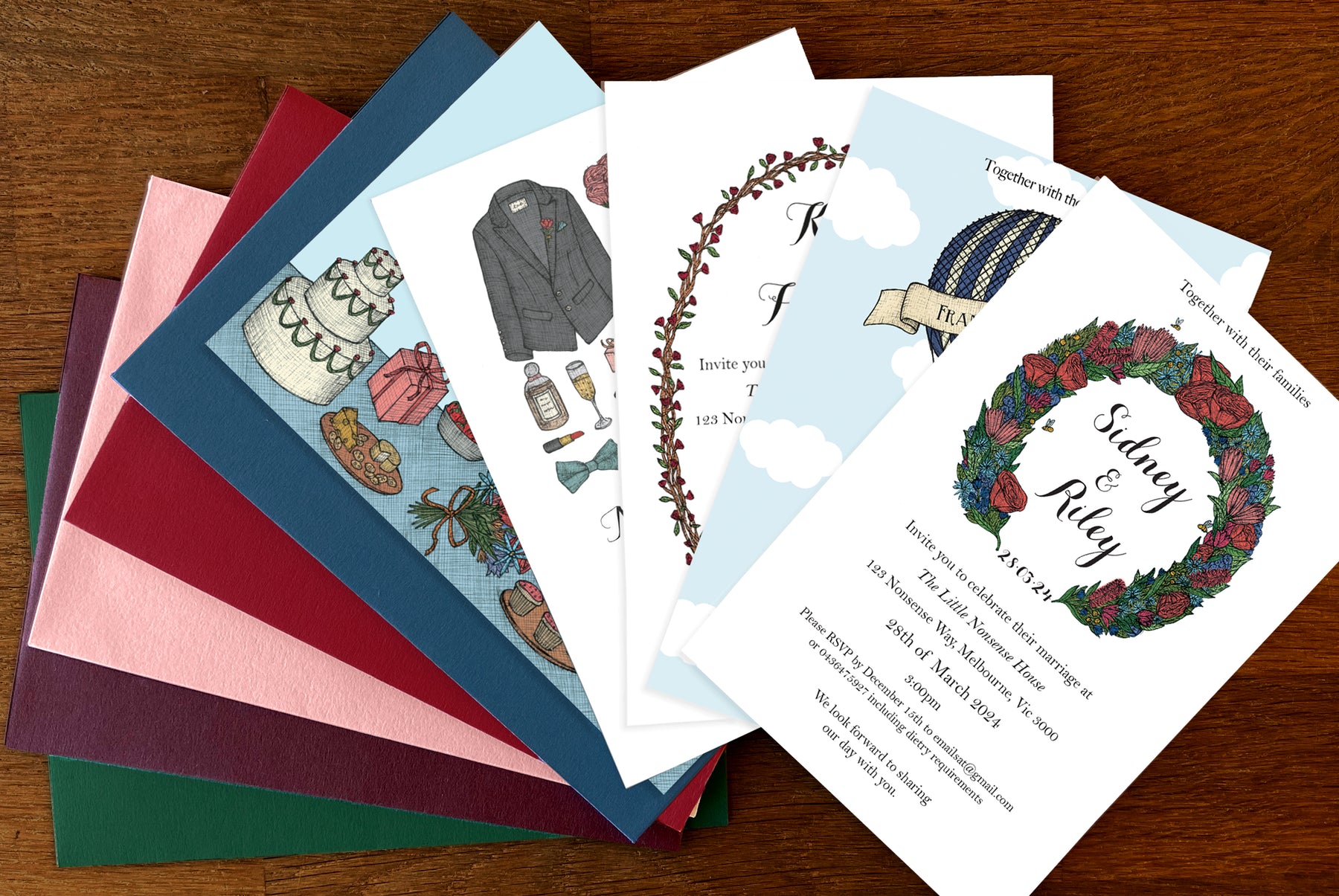 Wedding Invitation Sample Pack