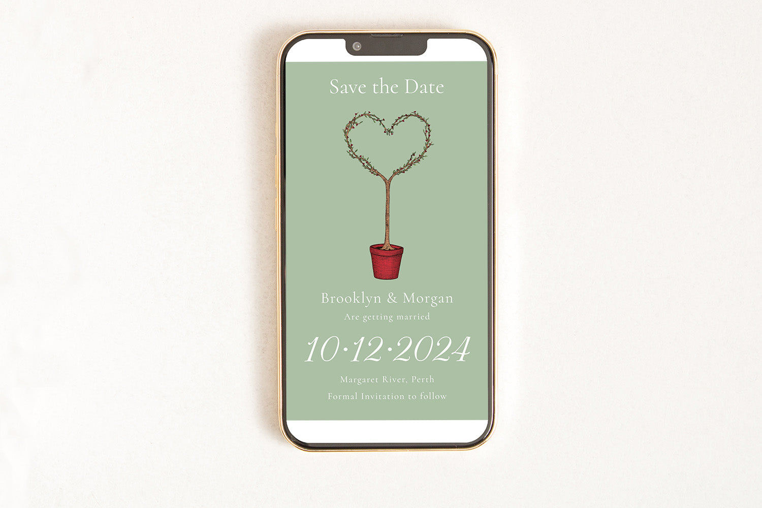 Save the Date Love Tree - Digital Invitation