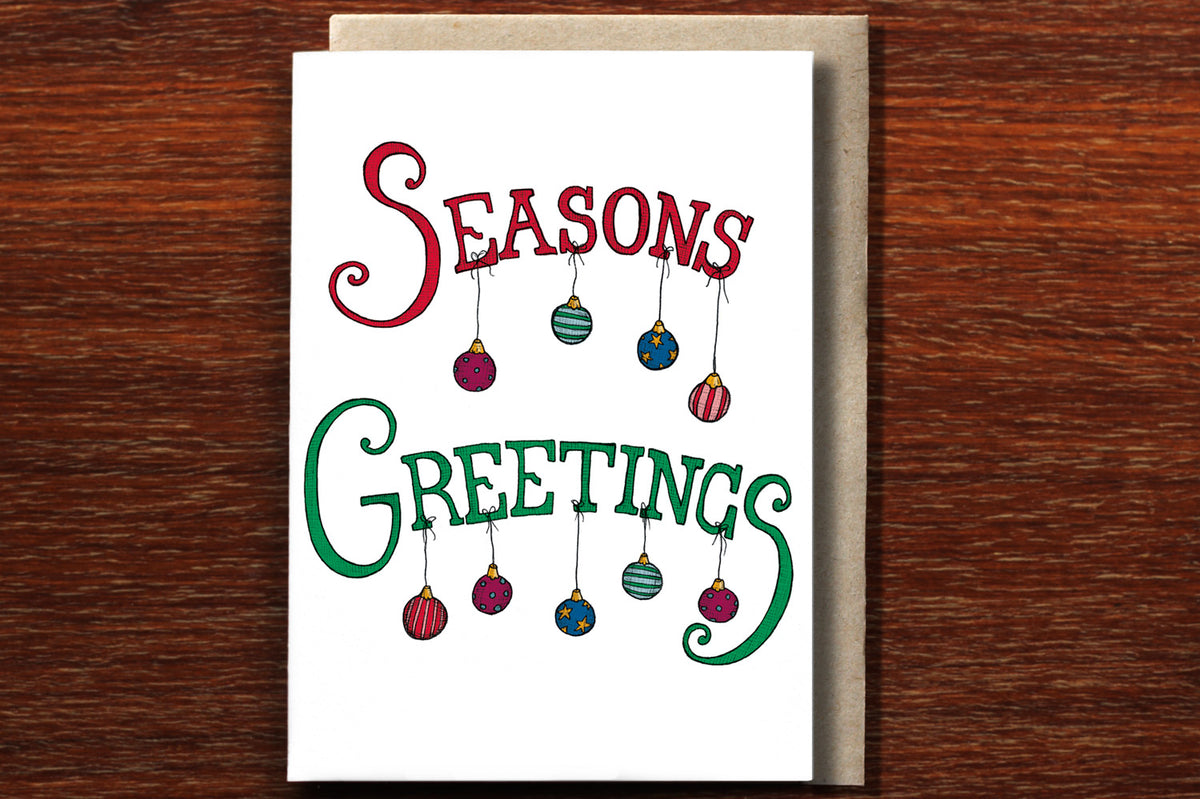 Seasons Greetings - Christmas Card