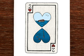 Two of Hearts - Loving Card
