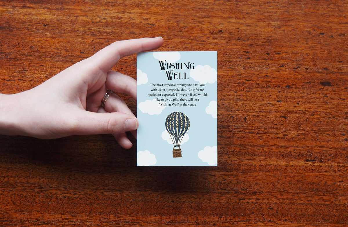 Birds & Balloons - Wedding Wishing Well