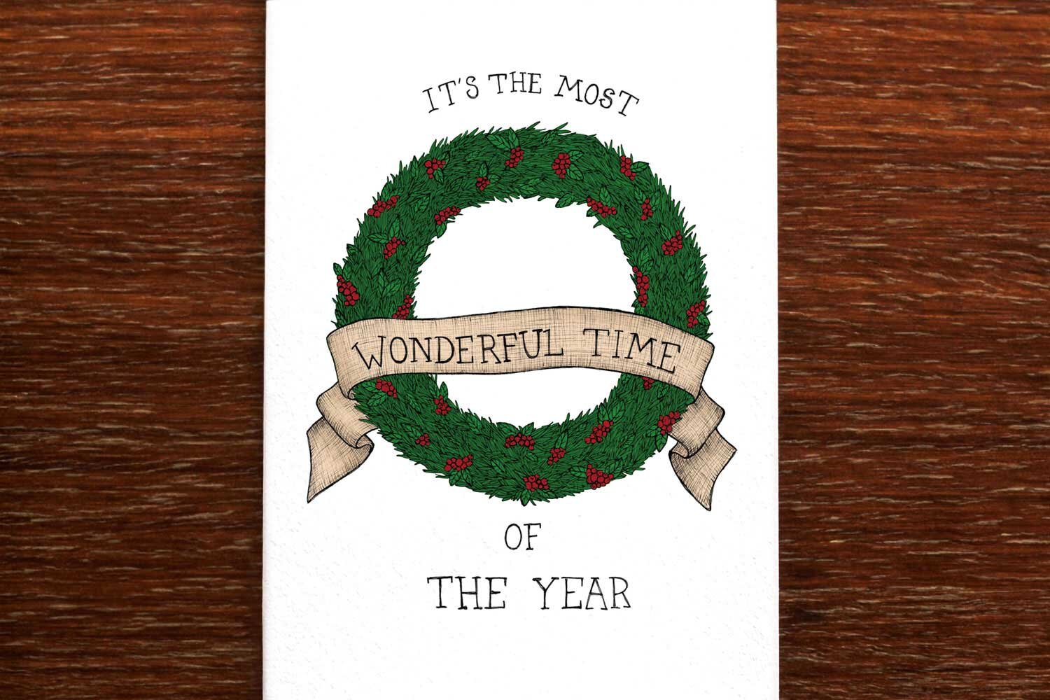 Wonderful Time of the Year - Christmas Card