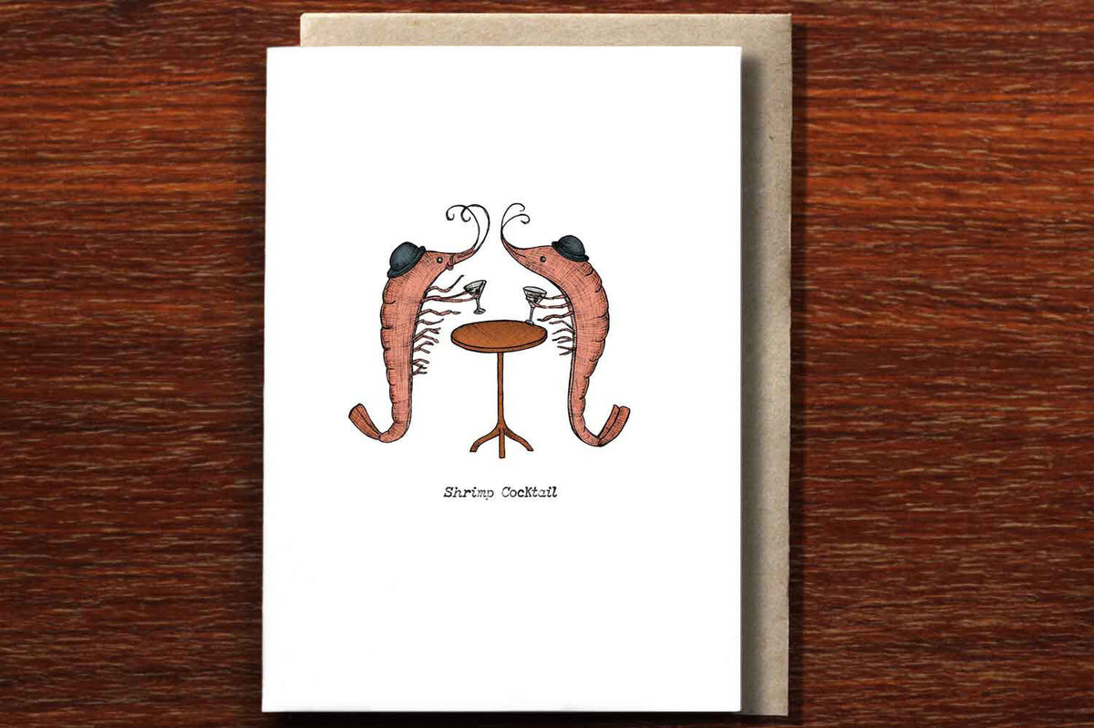 Shrimp Cocktail - Greeting Card