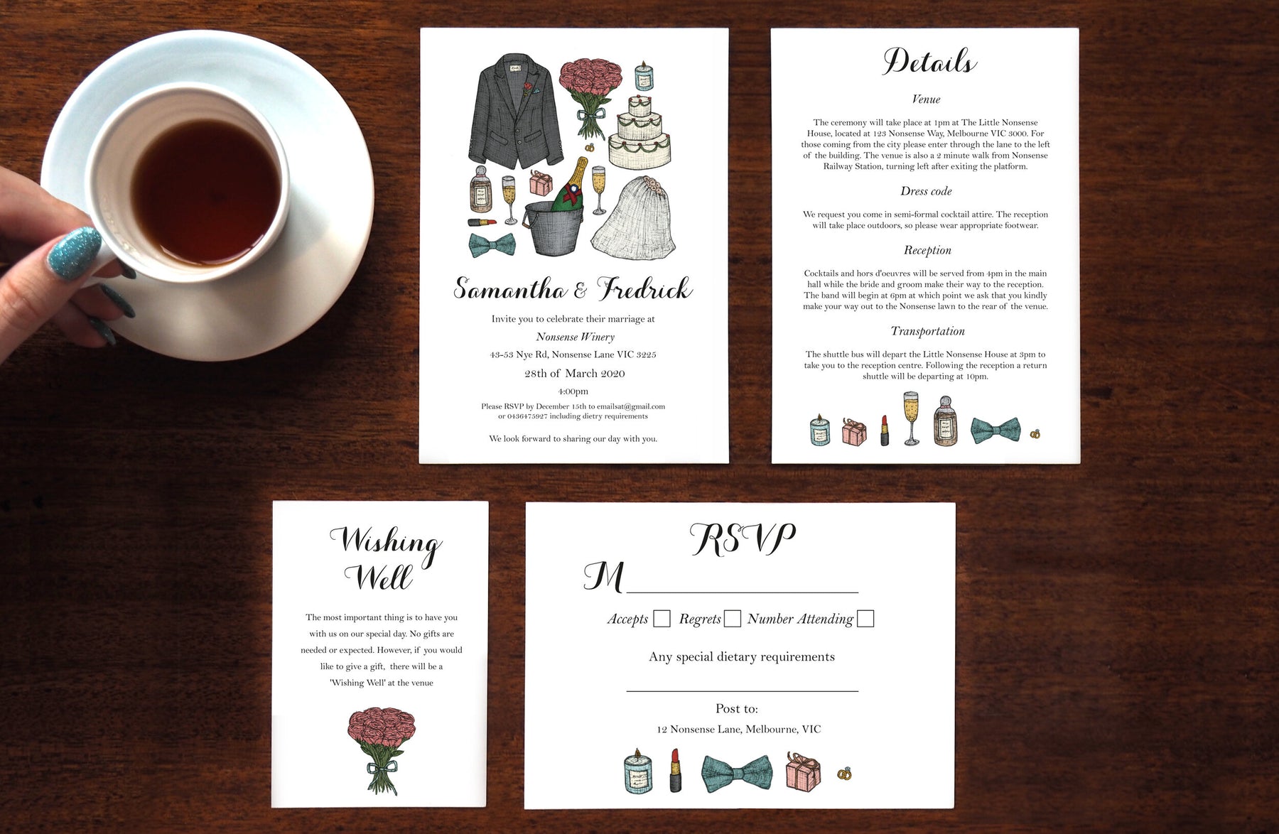 Keepsakes - Wedding Invitations