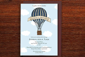Birds &amp; Balloons - Wedding Invitation