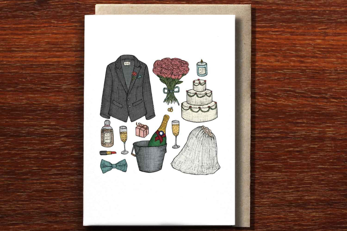 Wedding Keepsakes - Congratulations Wedding Card