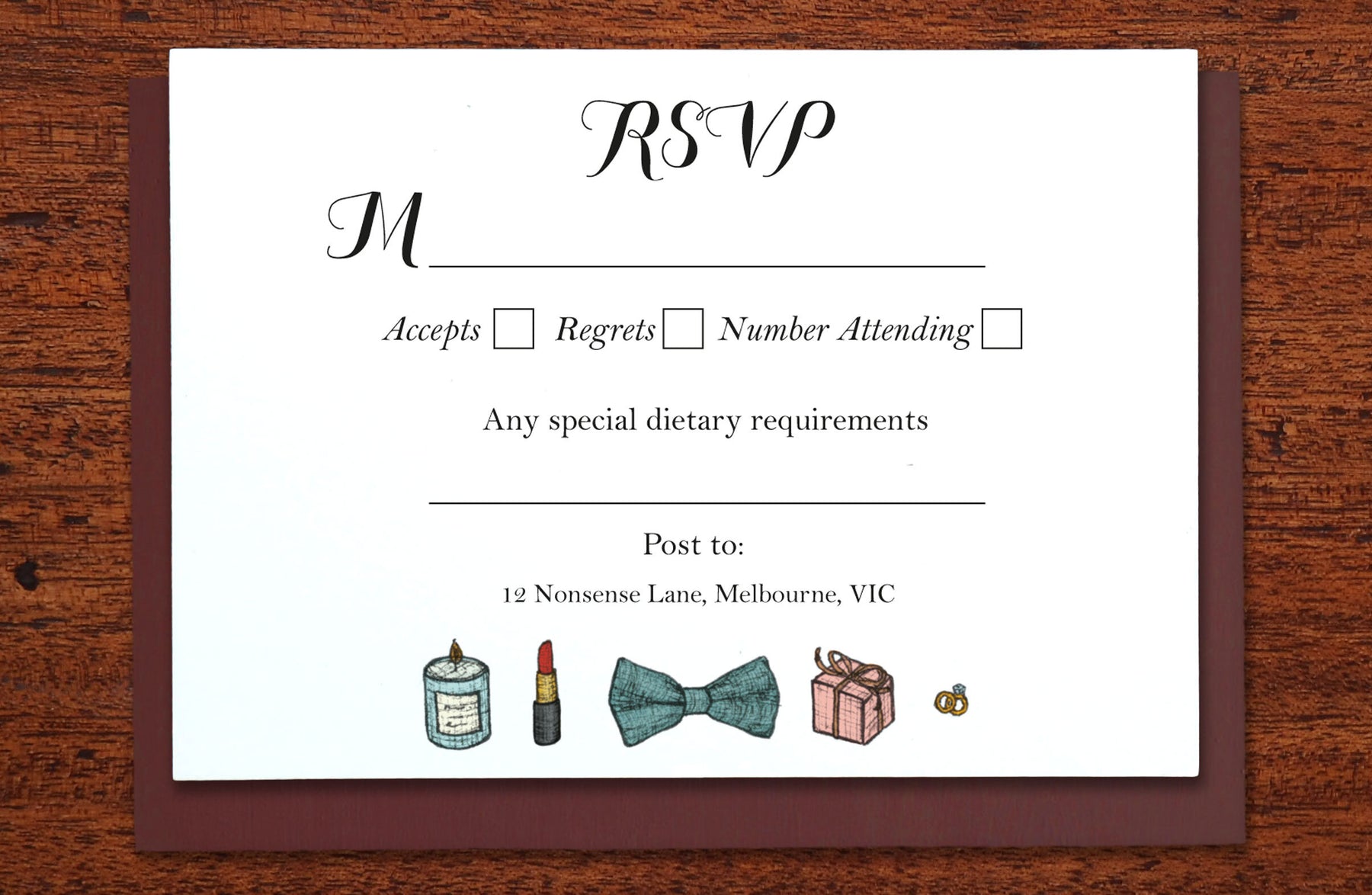 Keepsakes - Wedding RSVP