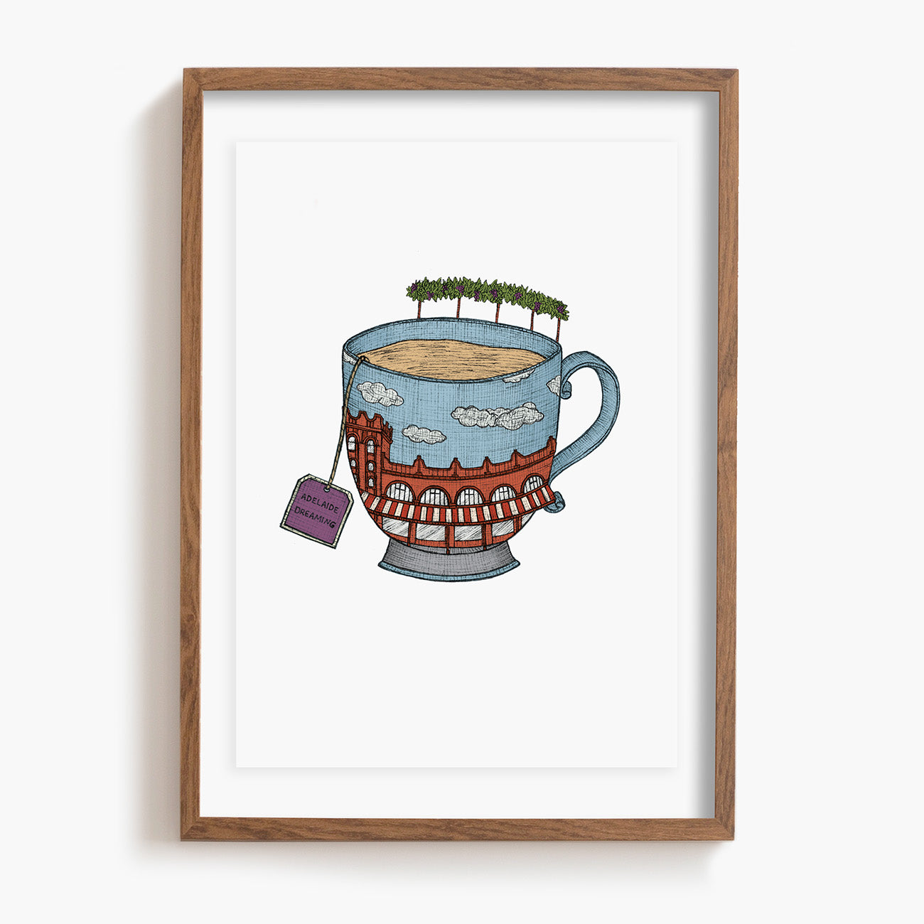 Adelaide Teacup - Art Print