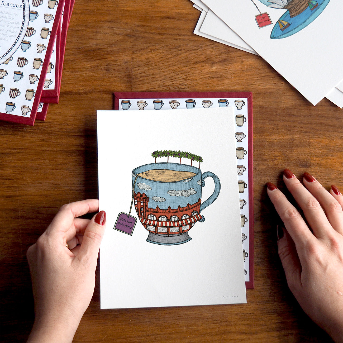 Adelaide Teacup - Art Print