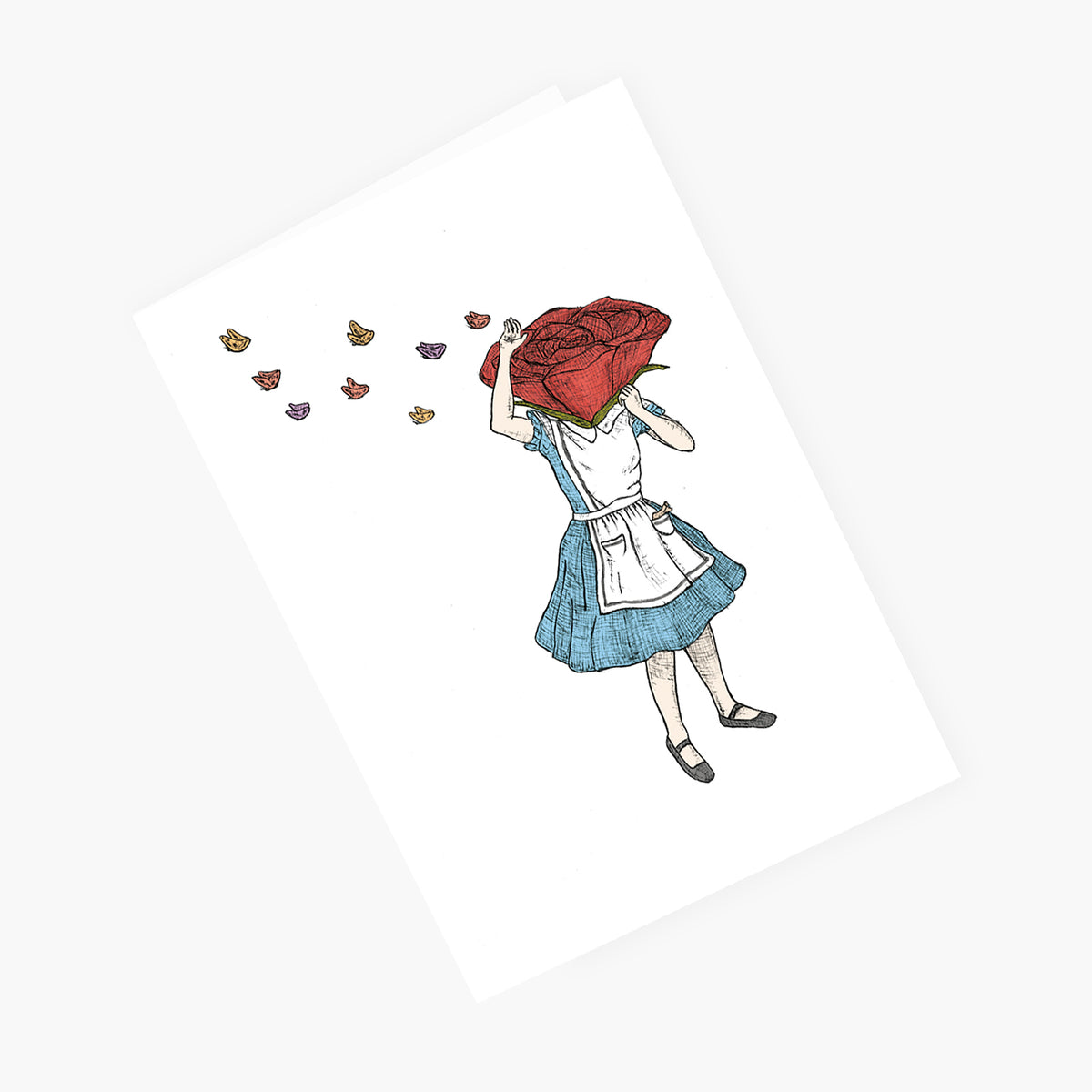 Alice and the Rose - Whimsical Greeting Cards