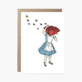 Alice and the Rose - Whimsical Greeting Cards