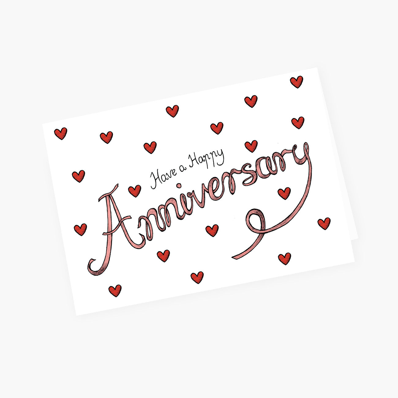 Anniversary Hearts - Wedding Anniversary Card