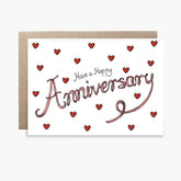Anniversary Hearts - Wedding Anniversary Card