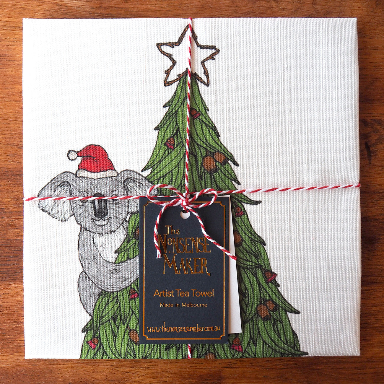 Australian Christmas Animals - Christmas Tea Towels