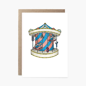 Baby Carousel - Card for Newborn