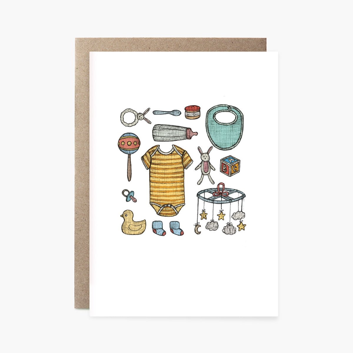 Baby Keepsakes - Card for Newborn