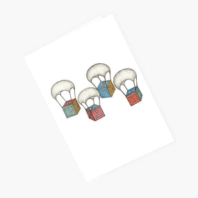 Baby Parachutes - Card for Newborn
