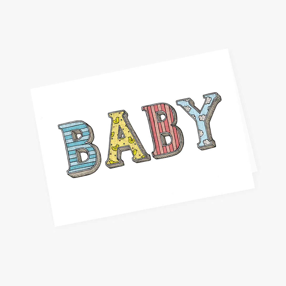 Baby Type - Card for Newbron