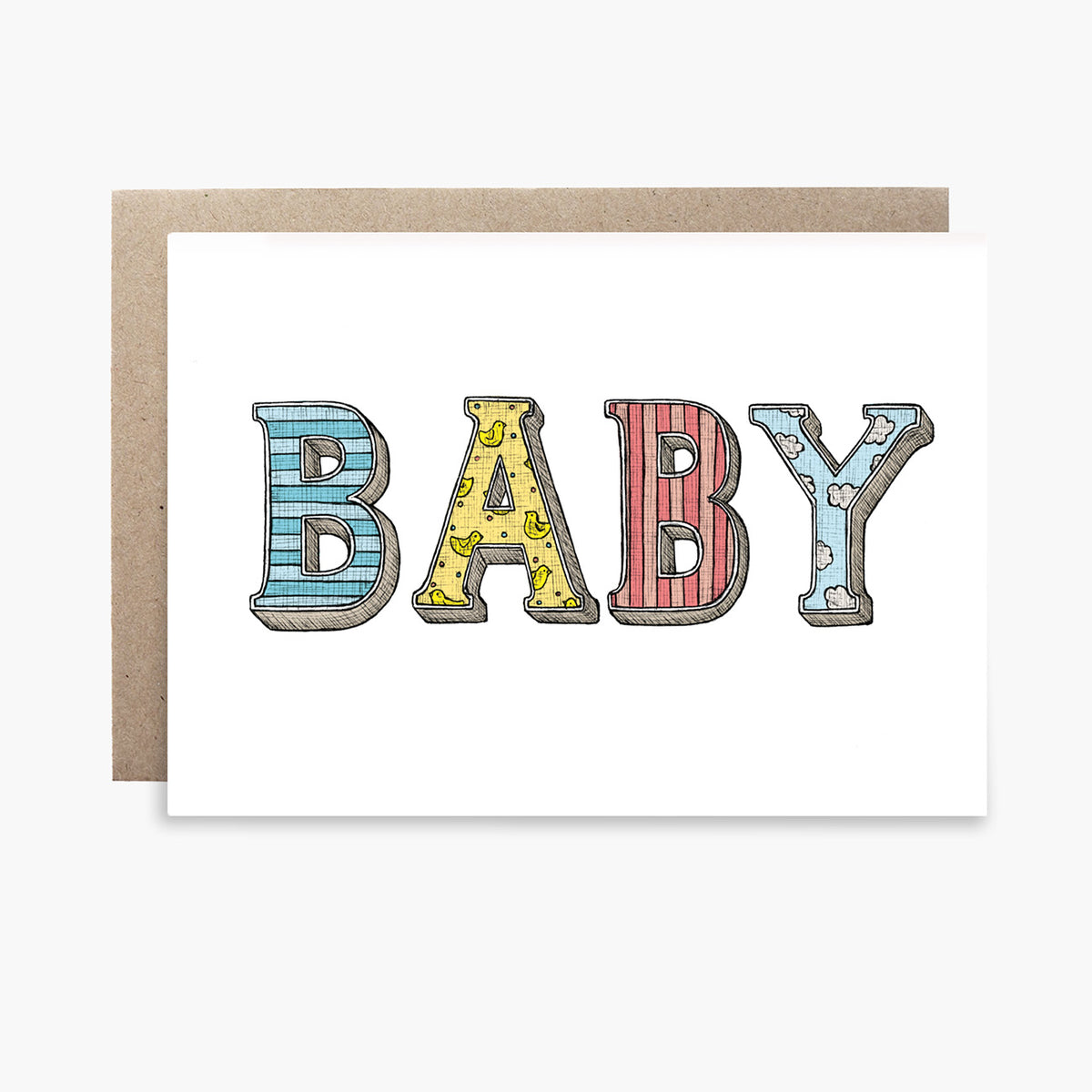 Baby Type - Card for Newbron