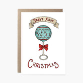 Baby's First Christmas - Christmas Card