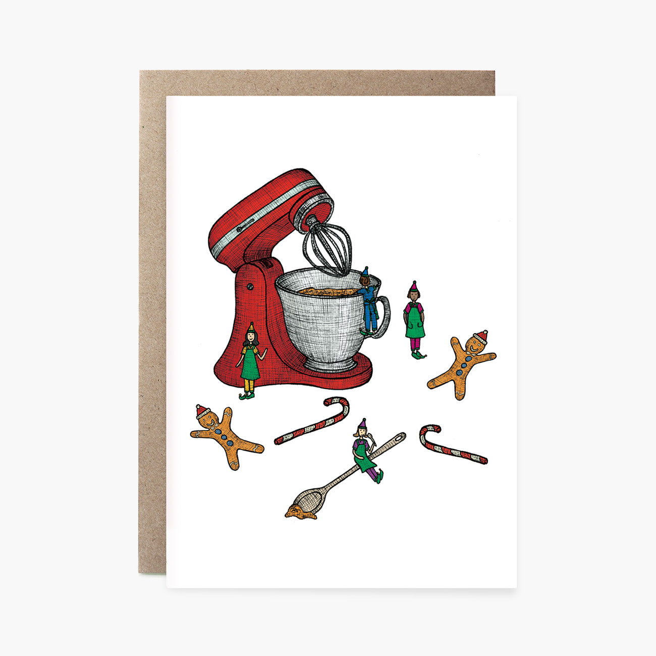 Baking for Christmas - Christmas Card