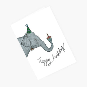 Birthday Elephant - Happy Birthday Card