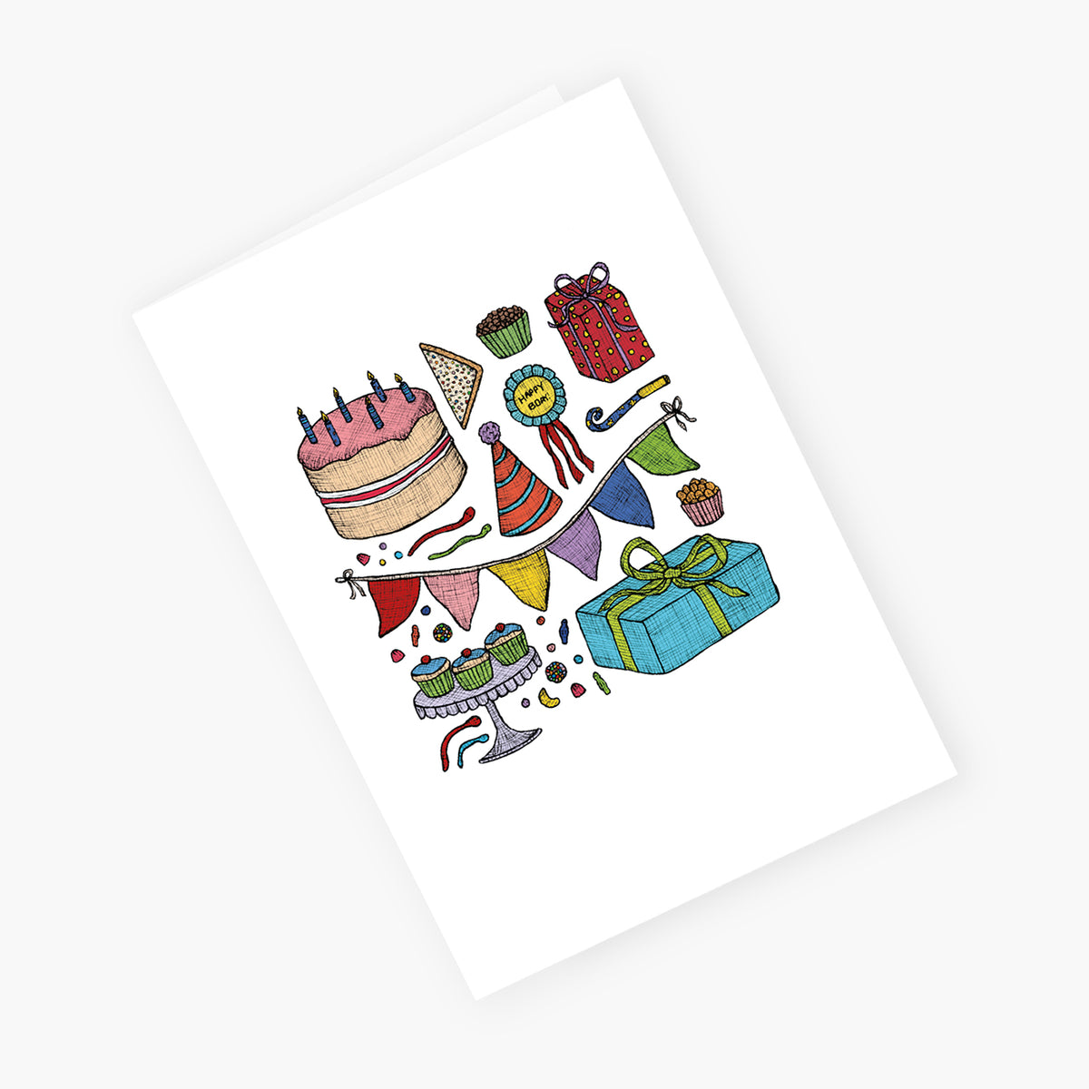 Birthday Party Time - Happy Birthday Card
