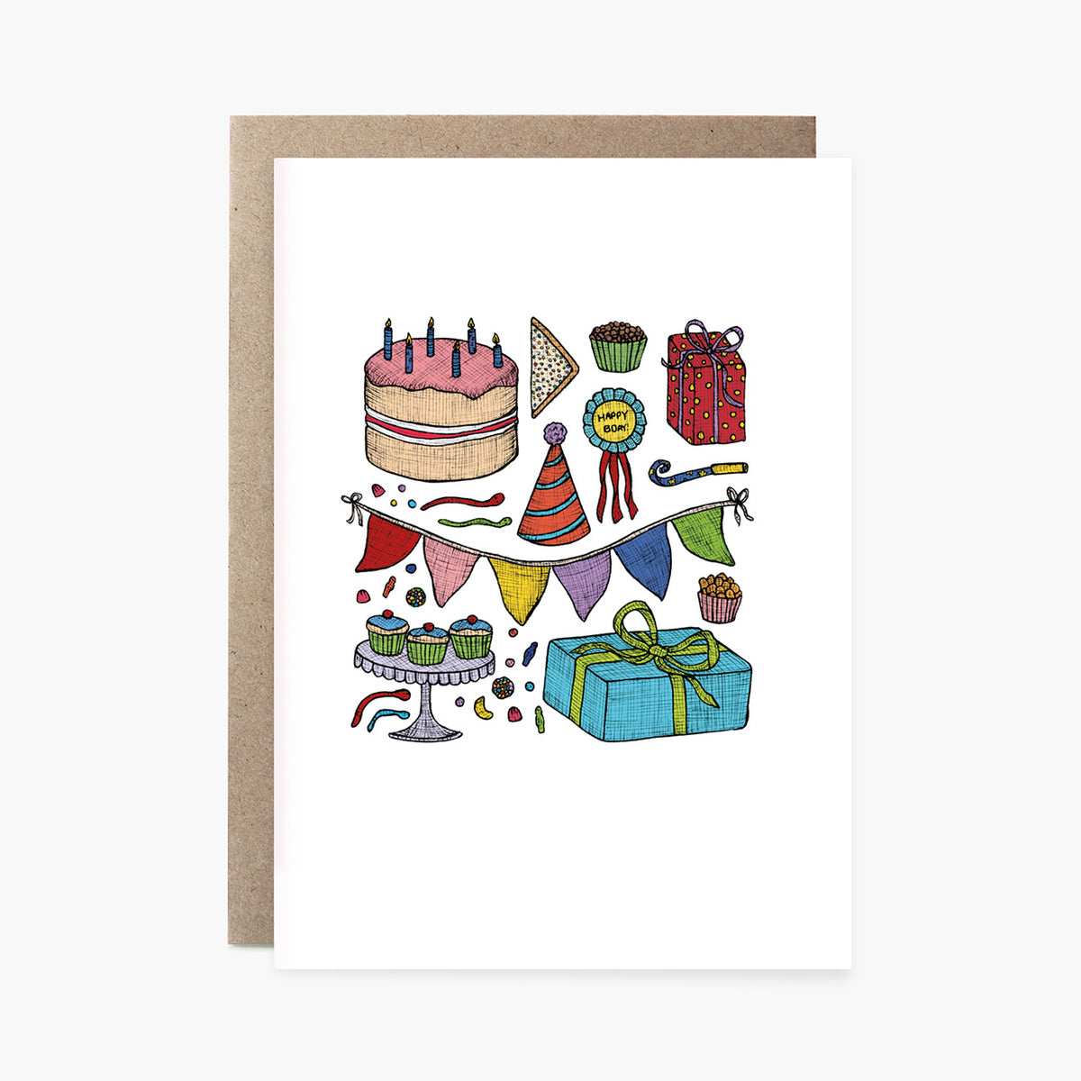 Birthday Party Time - Happy Birthday Card