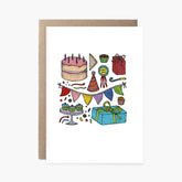 Birthday Party Time - Happy Birthday Card