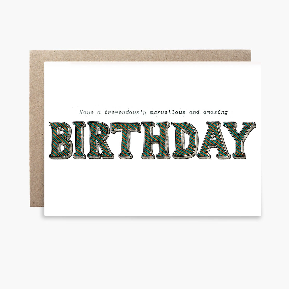 Birthday Type - Happy Birthday Card