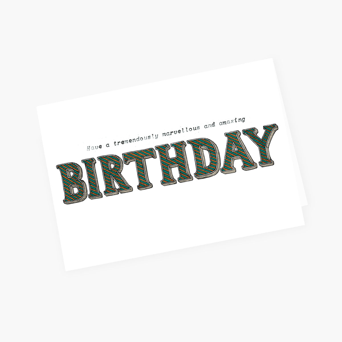 Birthday Type - Happy Birthday Card
