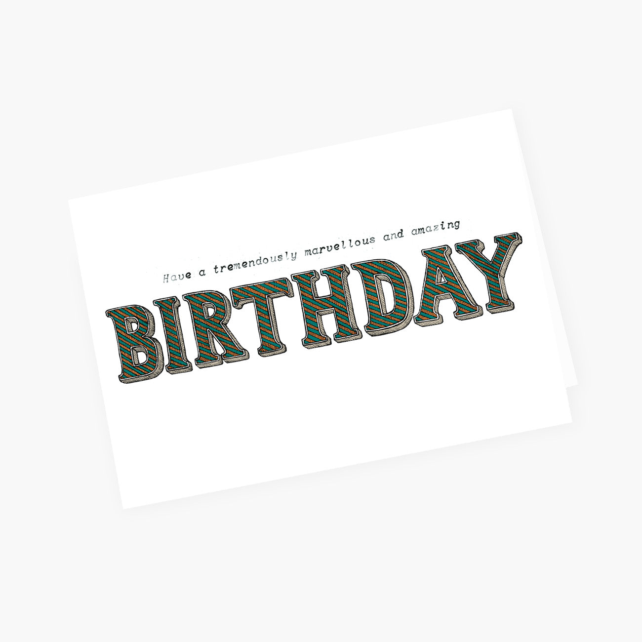 Birthday Type - Happy Birthday Card