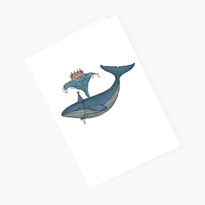 Birthday Whale - Happy Birthday Card