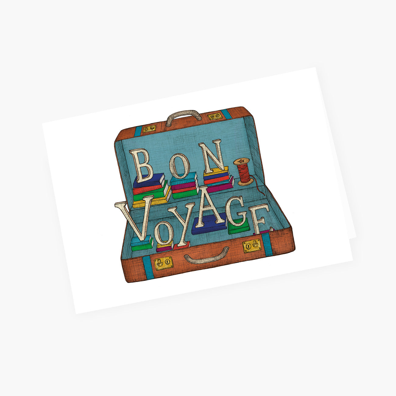 Bon Voyage Card - Farewell Card