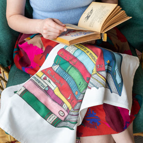 Book Lovers - Art Tea Towel