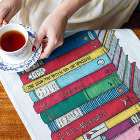 Book Lovers - Art Tea Towel