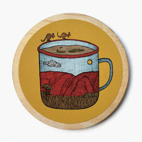 Outback Australia Coaster - Drink Coaster