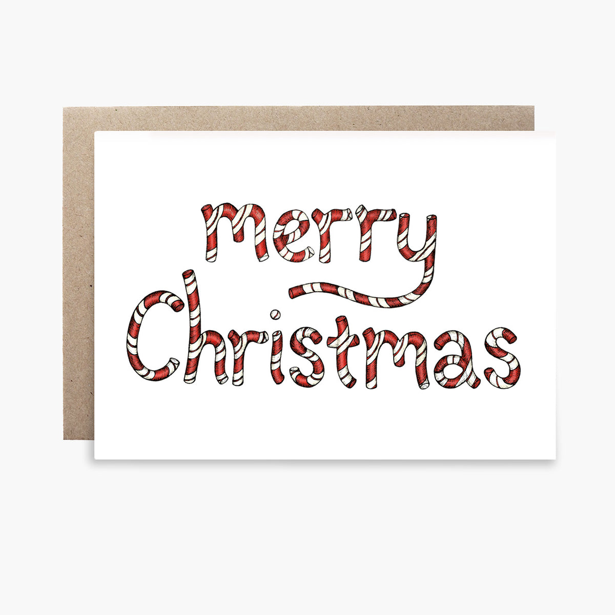 Candycane Christmas - Christmas Card